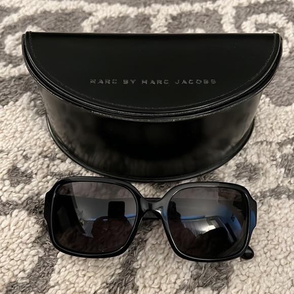 Marc By Marc Jacobs Accessories - Marc By Marc Jacobs sunglasses, black with rhinestones, pre-loved!